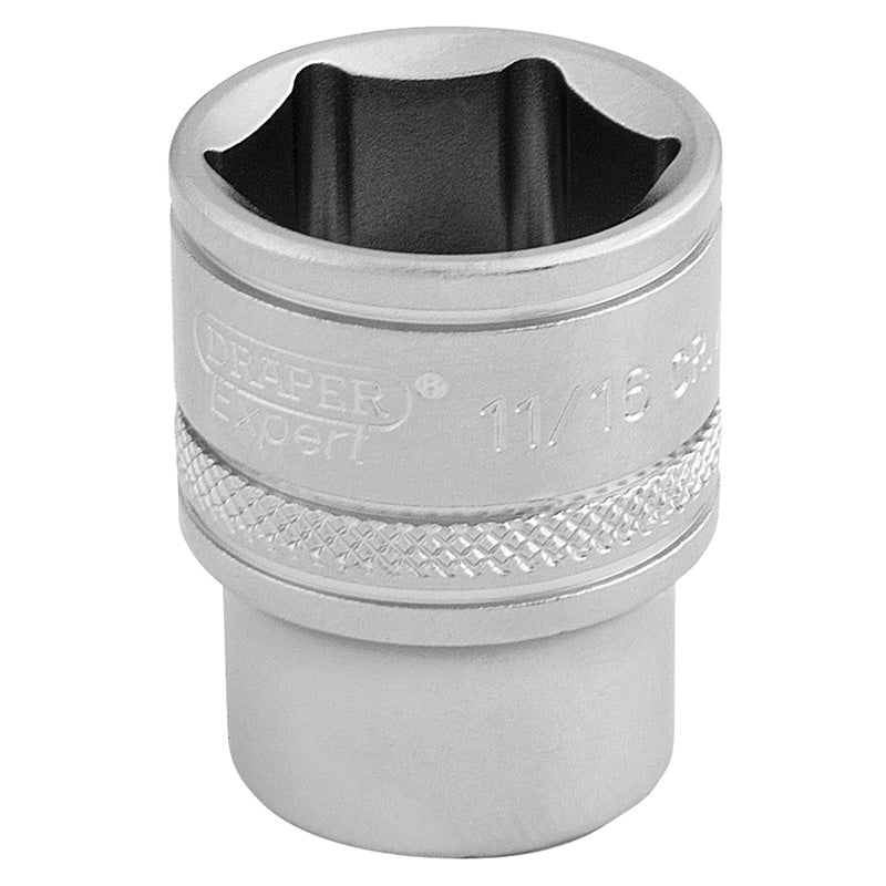 Draper Tools 3/8 Square Drive 6 Point Imperial Socket (11/16) DRA16573