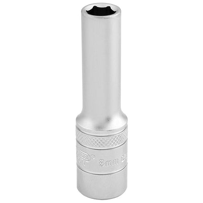Draper Tools 3/8 Square Drive 6 Point Metric Deep Socket (8mm) DRA16578