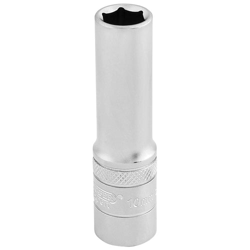 Draper Tools 3/8 Square Drive 6 Point Metric Deep Socket (10mm) DRA16579