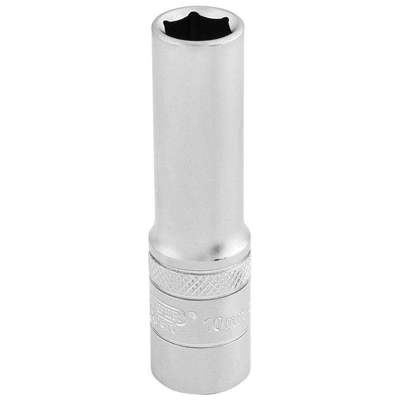 Draper Tools 3/8 Square Drive 6 Point Metric Deep Socket (10mm) DRA16579