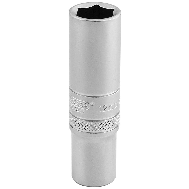 Draper Tools 3/8 Square Drive 6 Point Metric Deep Socket (12mm) DRA16580