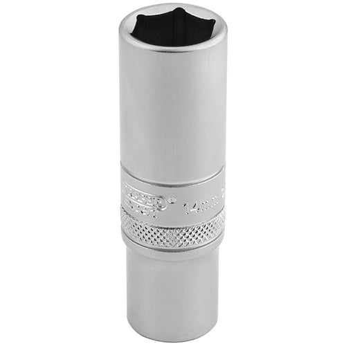 Draper Tools 3/8 Square Drive 6 Point Metric Deep Socket (14mm) DRA16582