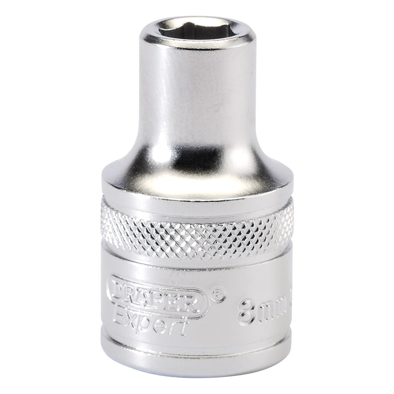 Draper Tools 1/2 Square Drive 6 Point Metric Socket (8mm) DRA16595