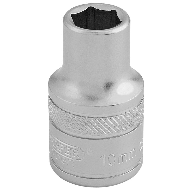 Draper Tools 1/2 Square Drive 6 Point Metric Socket (10mm) DRA16598