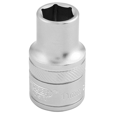 Draper Tools 1/2 Square Drive 6 Point Metric Socket (11mm) DRA16600