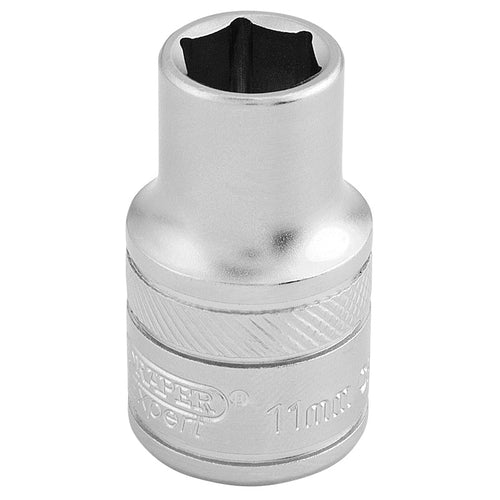 Draper Tools 1/2 Square Drive 6 Point Metric Socket (11mm) DRA16600