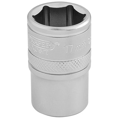 Draper Tools 1/2 Square Drive 6 Point Metric Socket (17mm) DRA16607