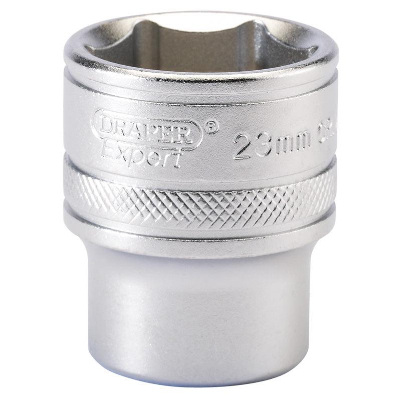 Draper Tools 1/2 Square Drive 6 Point Metric Socket (23mm) DRA16614