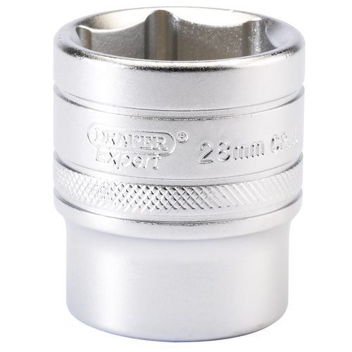 Draper Tools 1/2 Square Drive 6 Point Metric Socket (28mm) DRA16619