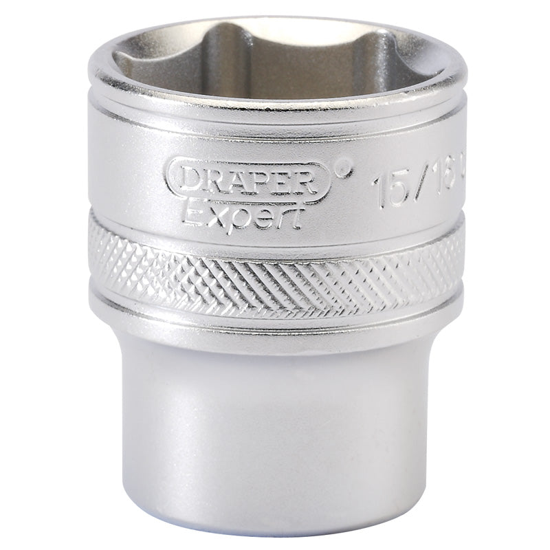 Draper Tools 1/2 Square Drive 6 Point Imperial Socket (15/16) DRA16633