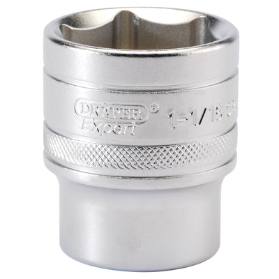 Draper Tools 1/2 Square Drive 6 Point Imperial Socket (1.1/16) DRA16635