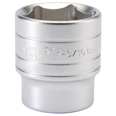 Draper Tools 1/2 Square Drive 6 Point Imperial Socket (1.3/16) DRA16638