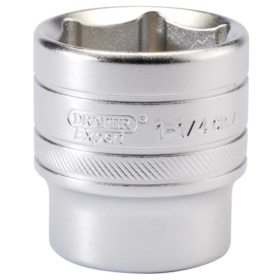 Draper Tools 1/2 Square Drive 6 Point Imperial Socket (1.1/4) DRA16639