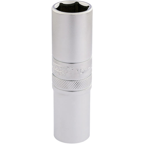 Draper Tools 1/2 Square Drive 6 Point Metric Deep Socket (16mm) DRA16648