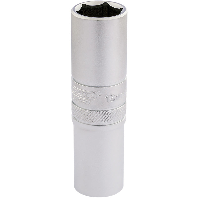 Draper Tools 1/2 Square Drive 6 Point Metric Deep Socket (16mm) DRA16648