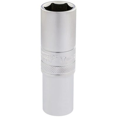 Draper Tools 1/2 Square Drive 6 Point Metric Deep Socket (17mm) DRA16649