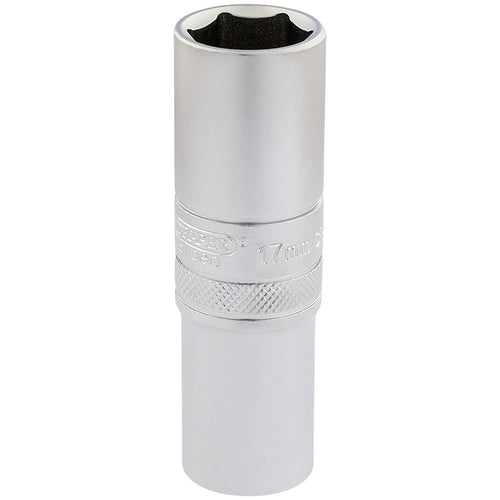 Draper Tools 1/2 Square Drive 6 Point Metric Deep Socket (17mm) DRA16649