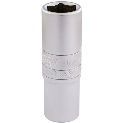 Draper Tools 1/2 Square Drive 6 Point Metric Deep Socket (18mm) DRA16650