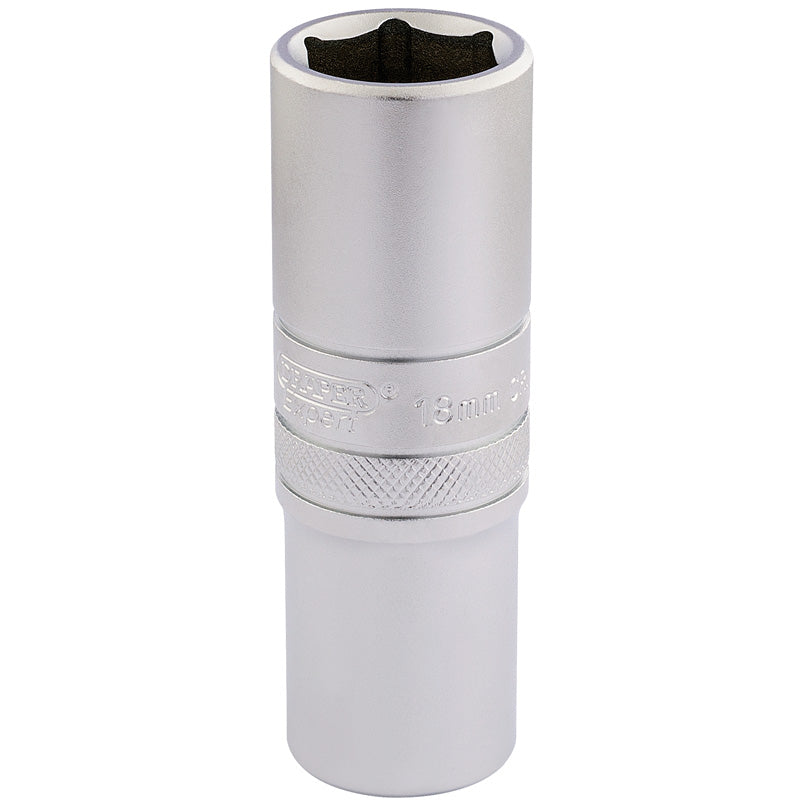 Draper Tools 1/2 Square Drive 6 Point Metric Deep Socket (18mm) DRA16650