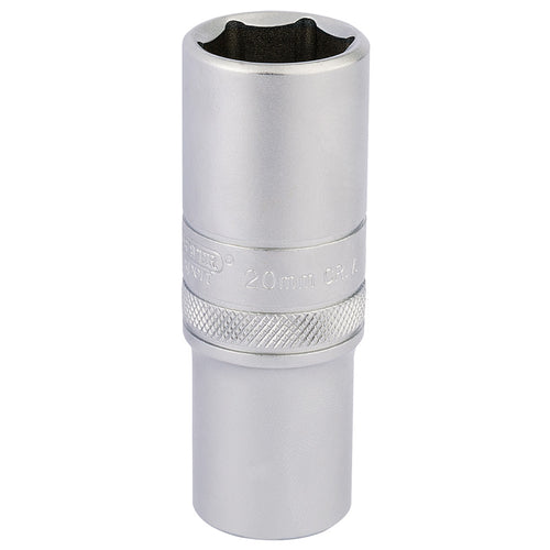 Draper Tools 1/2 Square Drive 6 Point Metric Deep Socket (20mm) DRA16652