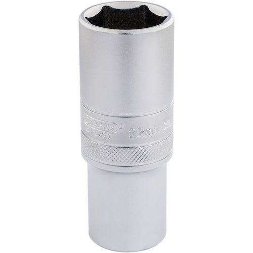 Draper Tools 1/2 Square Drive 6 Point Metric Deep Socket (22mm) DRA16654