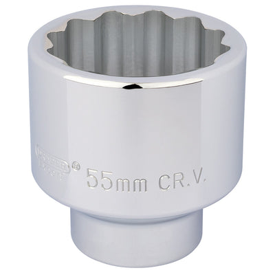 Draper Tools 3/4 Square Drive 12 Point Socket (55mm) DRA16708