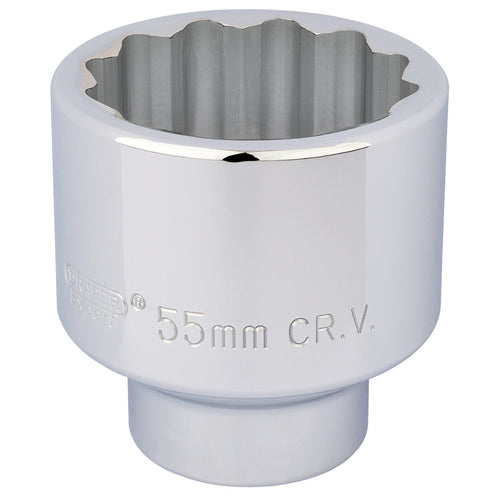 Draper Tools 3/4 Square Drive 12 Point Socket (55mm) DRA16708