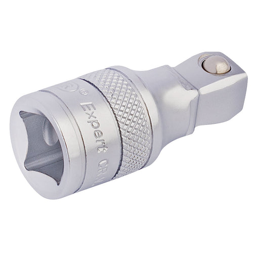 Draper Tools 1/2 Square Drive Satin Chrome Wobble Extension Bar (50mm) DRA16759