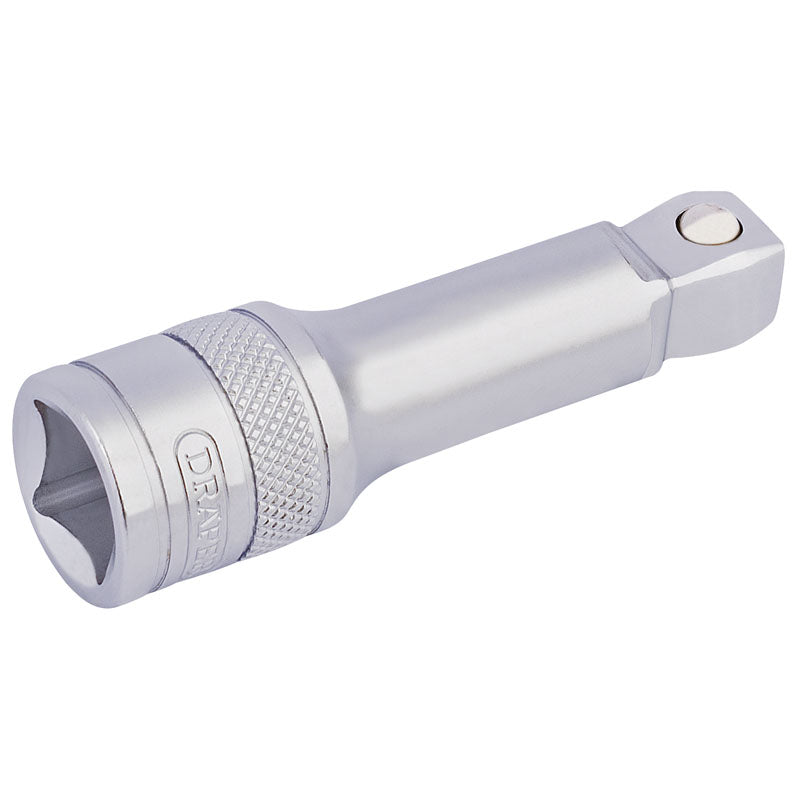 Draper Tools 1/2 Square Drive Satin Chrome Wobble Extension Bar (75mm) DRA16761
