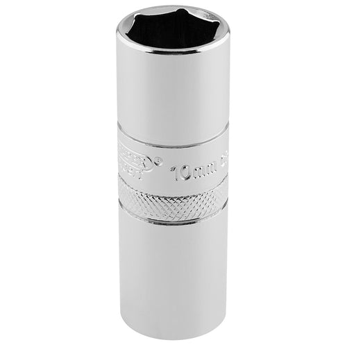 Draper Tools 1/2 Square Drive 10mm Thread 6 Point Spark Plug Socket (16mm Socket) DRA16778
