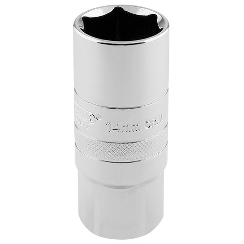 Draper Tools 1/2 Square Drive 14mm Thread 6 Point Spark Plug Socket (21mm Socket) DRA16780