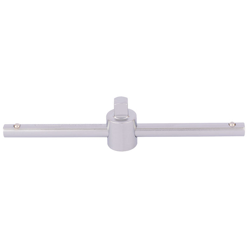 Draper Tools 1/4 Square Drive Satin Chrome Sliding T Bar DRA16786