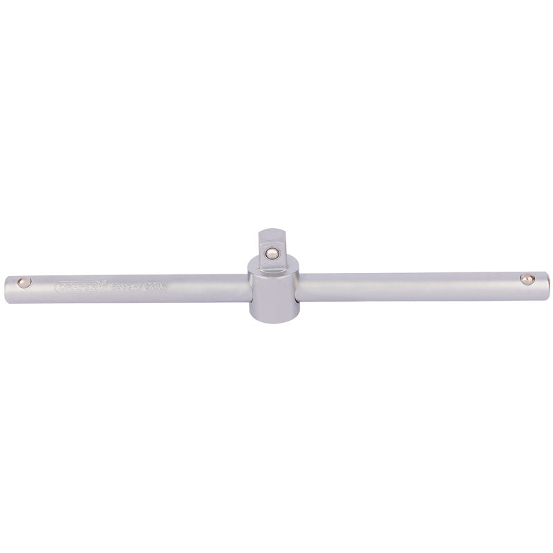 Draper Tools 1/2 Square Drive Satin Chrome Sliding T Bar DRA16790