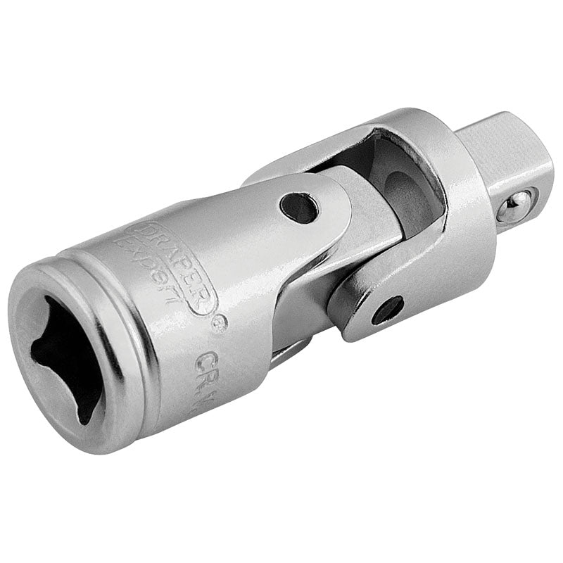 Draper Tools 1/4 Square Drive Satin Chrome Universal Joint DRA16792