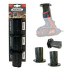 StealthMounts Milwaukee M12 Tool Mounts Black 3 Pack - TM-MW12-BLK-3