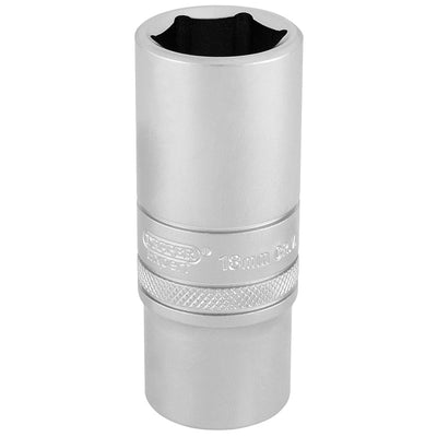 Draper Tools 3/8 Square Drive Hi-Torq® 6 Point Deep Socket (18mm) DRA17545