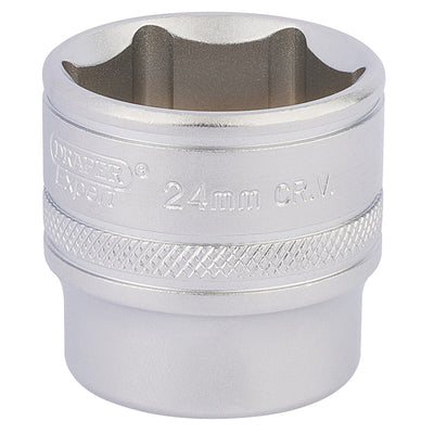 Draper Tools 3/8 Square Drive Hi-Torq® 6 Point Deep Socket (24mm) DRA17546
