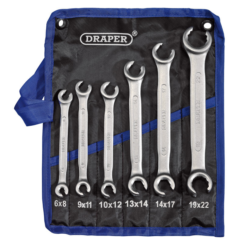 Draper Tools Flare Nut Spanner Set (6 Piece) DRA17759