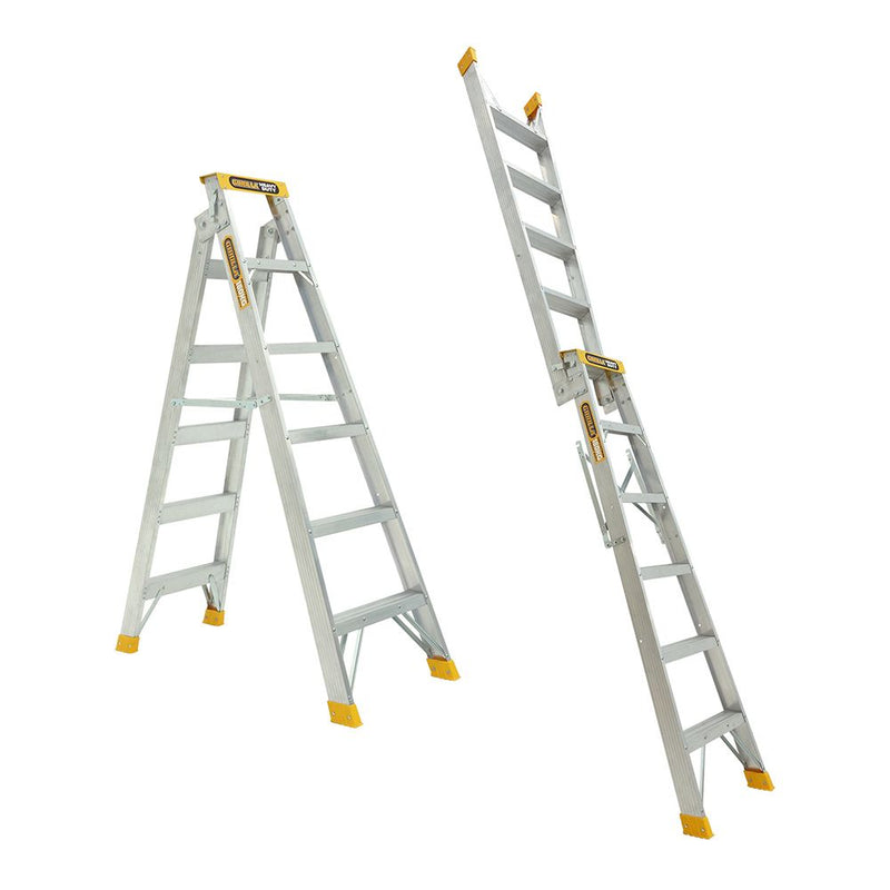 GORILLA Dual purpose (double sided)  1.8-3.3m (6-11ft) Aluminium 180kg Heavy Duty Industrial DM006-HD