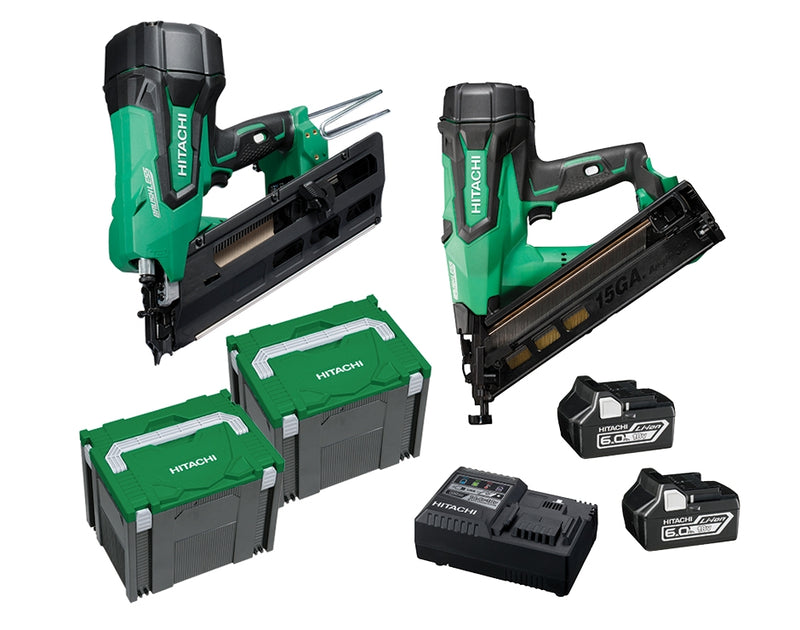 Hitachi 18VFRAMERCOMBO1 18V Brushless Framing & DA Fixing Gun Cordless Combo Kit