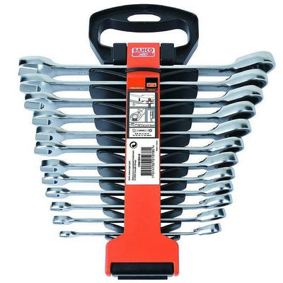Bahco 1RMSH12 Gear Drive Ratchet Spanner Set-12pce
