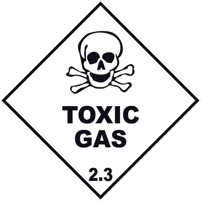 TOXIC GAS SIGN H2.3P