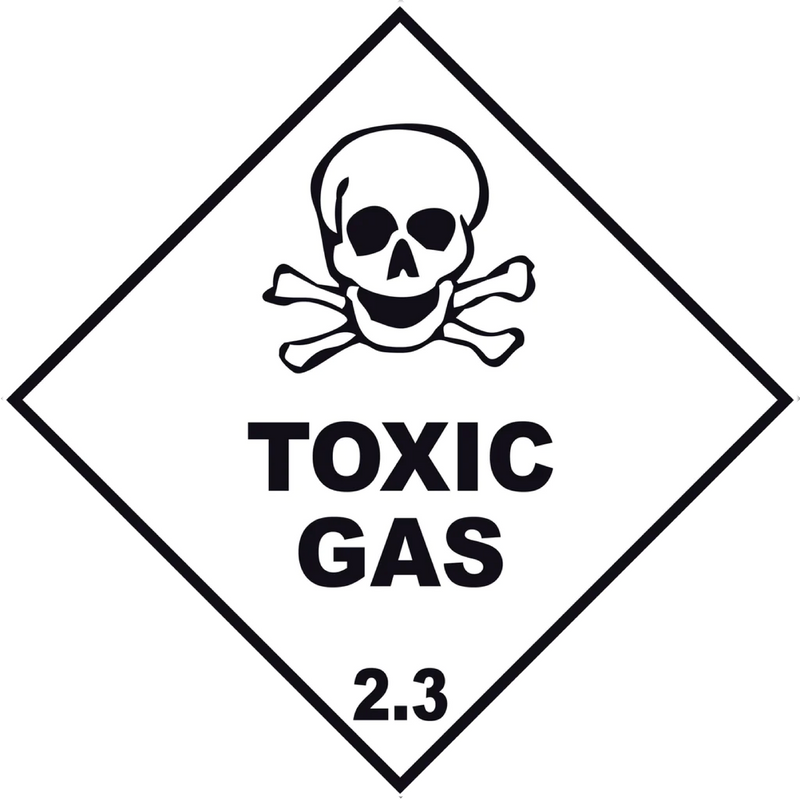 TOXIC GAS SIGN H2.3P