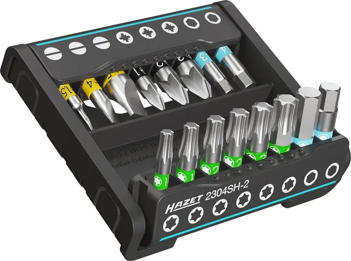 HAZET 16 Piece SmartHolder Bit Set 2304SH-2