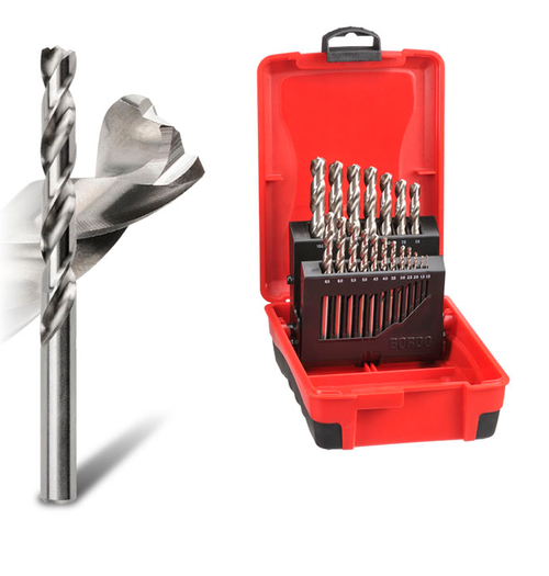 Bordo 2015-M2 Deltapoint Hi Performance Drill Set-19pce