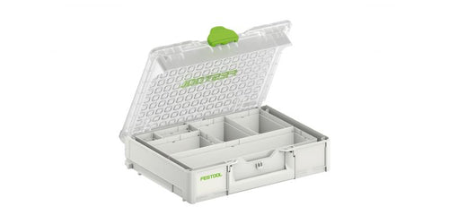 Festool Systainer3 Medium 89mm x 396mm 6 Compartment Organiser - 204854
