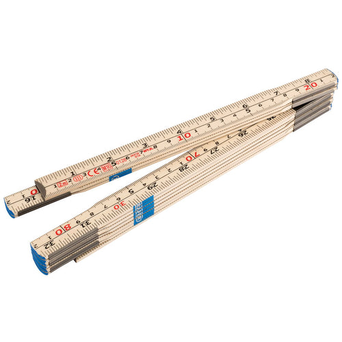 Draper Tools 2M Folding Wood Rule DRA20703