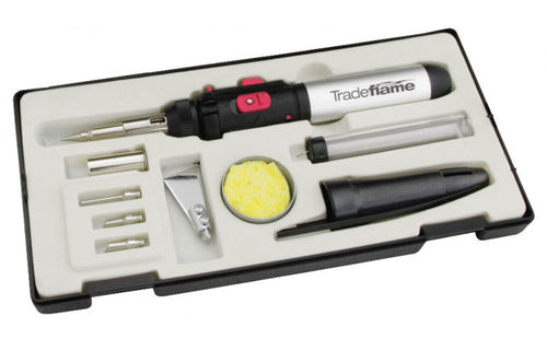 TRADE FLAME Gas Soldering Iron Kit-7in1 211012