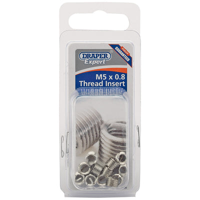 Draper Tools Expert M5 x 0.8 Metric Thread Insert Refill Pack (12) DRA21706