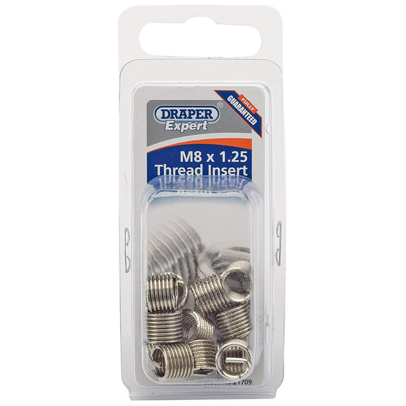 Draper Tools Expert M8 x 1.25 Metric Thread Insert Refill Pack (12) DRA21709